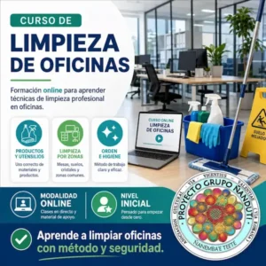 curso de limpieza de oficinas online