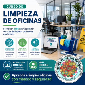 Curso de Limpieza de oficinas Online