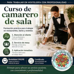 Curso camarero de sala