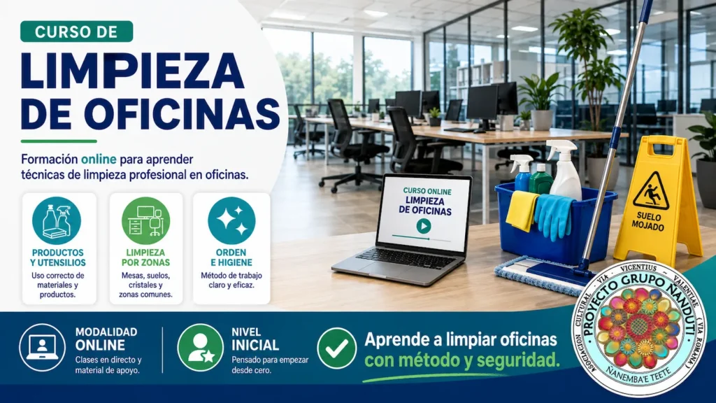 curso de limpieza de oficinas online