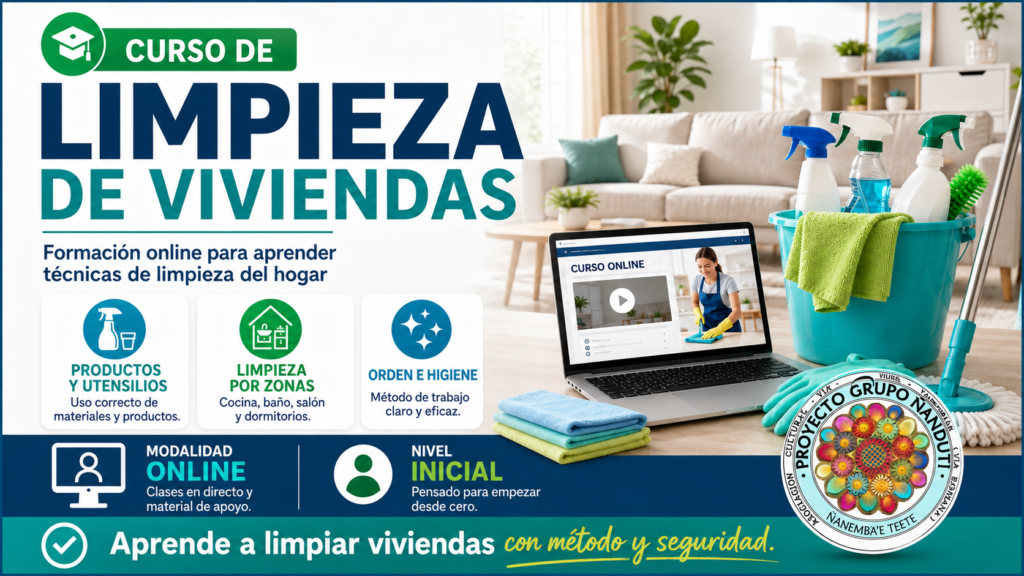 Curso de Limpieza de Viviendas online
